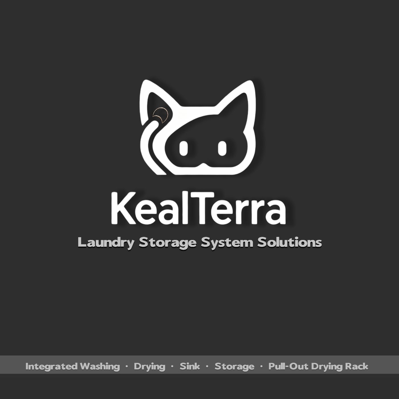 KEALTERRA brand — custom laundry storage systems